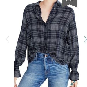 Madewell bell sleeve shirt